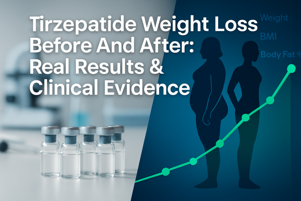 tirzepatide weight loss before and after