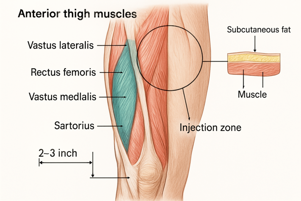 How To Inject Tirzepatide In Thigh