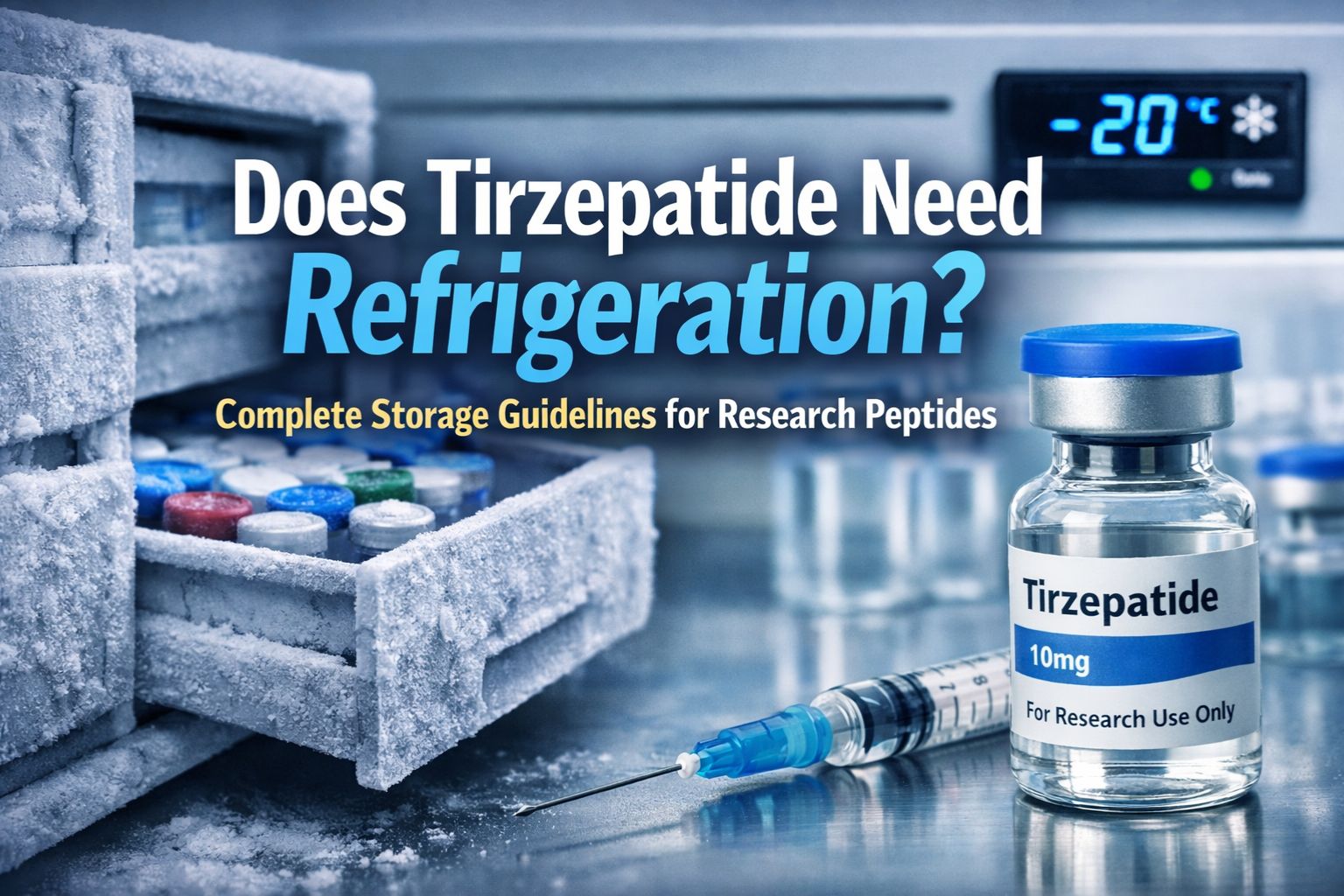 Does Tirzepatide Need Refrigeration?