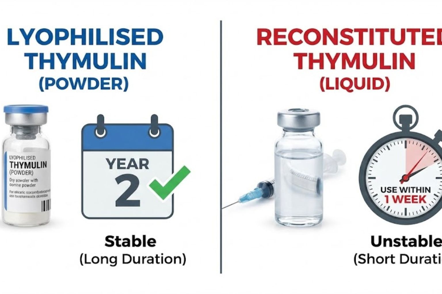Thymulin storage