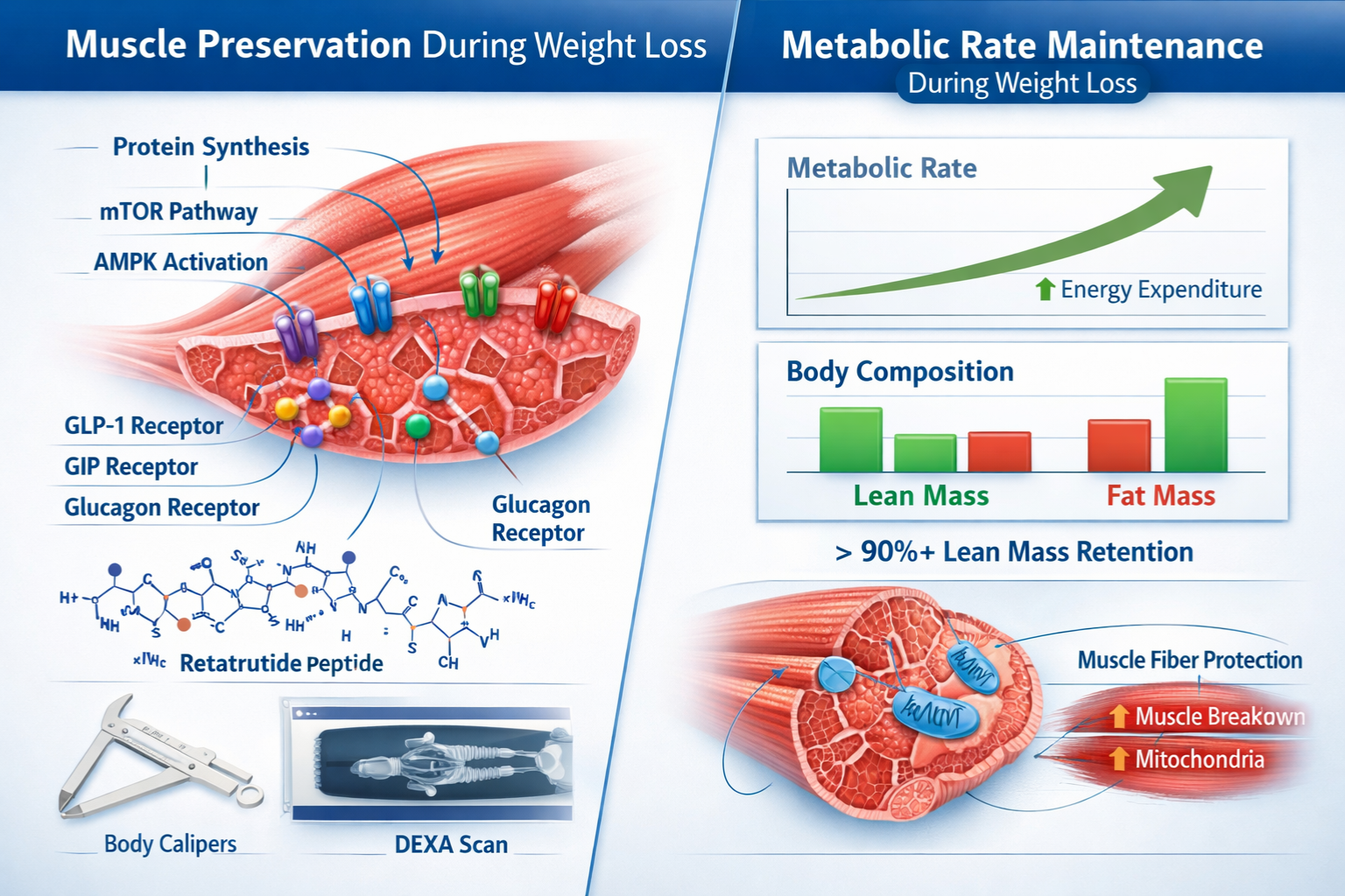 retatrutide lean mass preservation